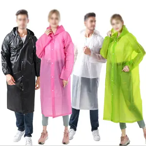 Haute qualité 1PC EVA unisexe imperméable épaissi imperméable manteau de pluie femmes hommes Camping