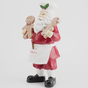 Christmas Religious Festive Resin Crafts Chef Gingerbread <b>Man</b> Promotional Gift for Home Decoration - Product Image 1