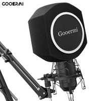 Filtre anti-vent pour microphone de studio Gooermi PF1 de haute qualité, filtre acoustique et anti-bruit pour l'enregistrement et la parole
