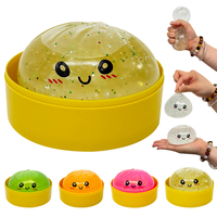 Lot de 72 jouets anti-stress souples et scintillants en forme de boulette (Bao Bun) prêts à être expédiés depuis l'entrepôt américain – Jouets sensoriels pour soulager le stress