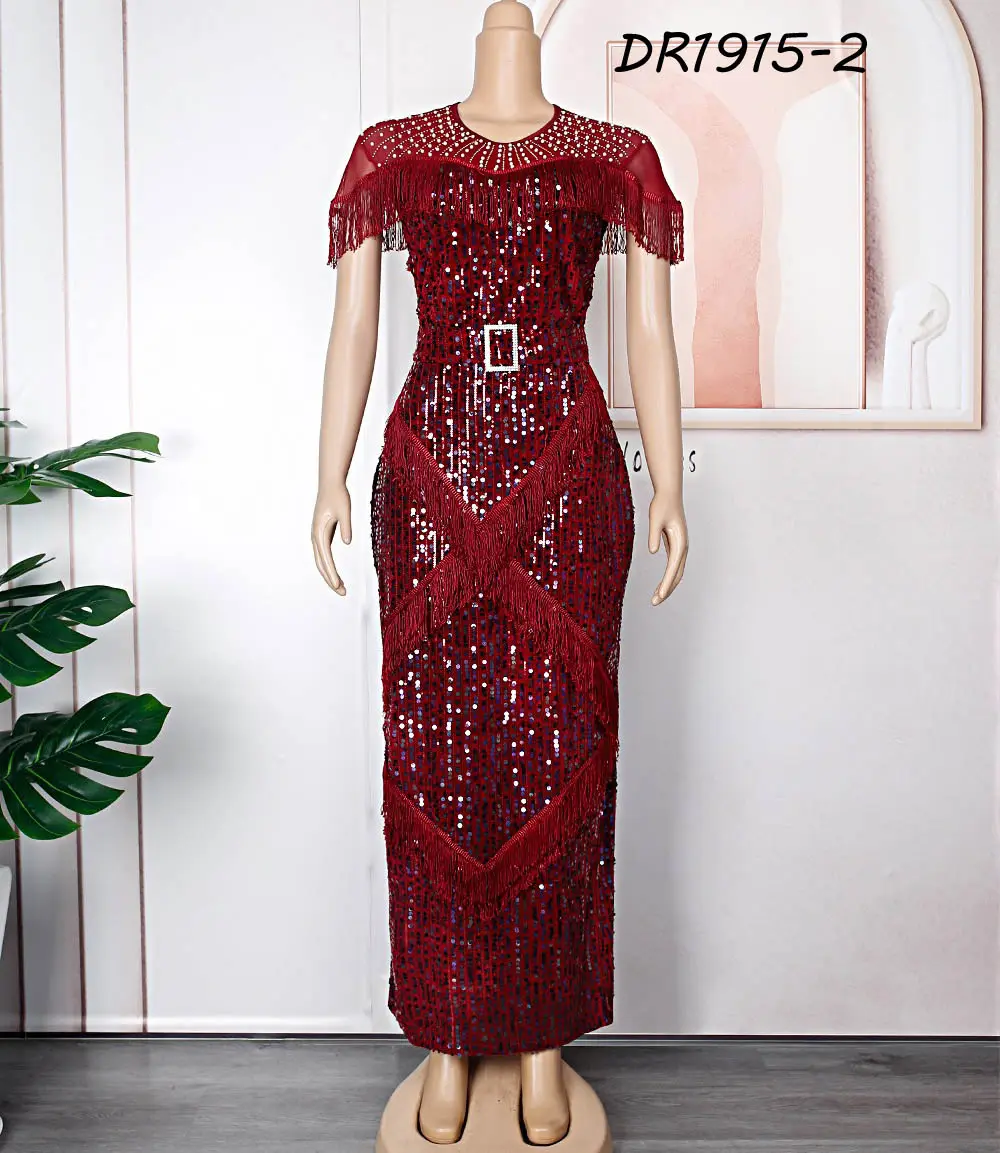 패션 여성 파티 드레스 큰 크기 L-3XL 패션 긴 소매 폴카 도트 드레스