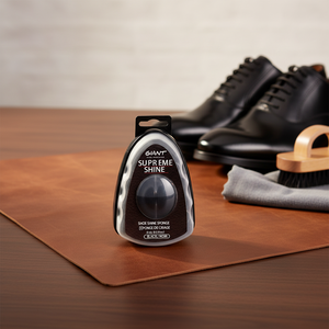 Spugna per Lucidatura Scarpe, <span class=keywords><strong>Crema</strong></span> per Pelle con Funzione Antiappannamento, Certificata ISO9001, Logo Personalizzabile, Facile da Pulire - Product Image 1