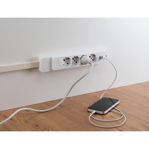 สายไฟ4ทางมีซ็อกเก็ต Schuko 10/16A ช่องเสียบ2ทาง8ช่องโดยไม่มีสายเคเบิลพร้อมการเชื่อมต่อสวิตช์ rosi WIFI - Product Image 6