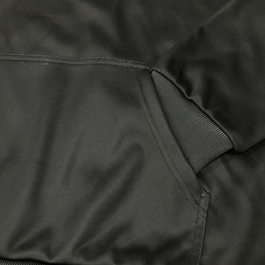 Sweat à capuche oversize personnalisé en polyester/coton, coupe-vent et écologique, avec impression par transfert thermique, design streetwear tendance, noir - Product Image 4