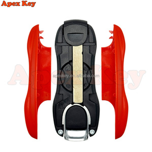 Fundas de Repuesto para Llaves de Alta Calidad en Color Naranja para Porsche con Adhesivos para Crear Marcos de Fotos Artísticos - Product Image 3