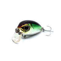 AOCLU Flottant Flottant Crankbait 30mm 3.9g Mini Leurre de Pêche Hochet pour la Pêche à la Truite Basse