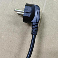 Câble d'alimentation UE, prise européenne vers prise IEC C13, extrémité ouverte, isolé en PVC, 250V 10A, utilisation pour appareils électroménagers