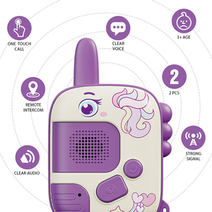 Walkie-Talkie de Juguete para Niños, Juegos Interactivos, Pequeño, Inalámbrico, con Diseño de Dibujos Animados, Set de Comunicación para Niños - Product Image 3