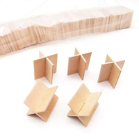 Économiseur de boîte de table à pizza en bois dégradable personnalisable avec trépied jetable pour la maison ou le restaurant