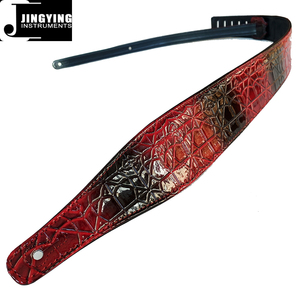 Jingying 2025 Custom Custom cinghie per <span class=keywords><strong>chitarra</strong></span> Rock all'ingrosso rosso nero colorato Spider lucenti spallacci per <span class=keywords><strong>chitarra</strong></span> - Product Image 3
