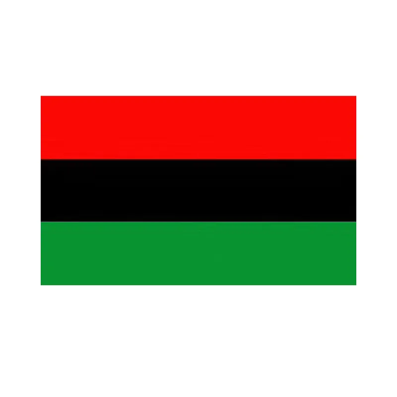 Wholesale 100% Polyester Stock 3x5 Ft Union Pan-African Afro-American Red Black Green Flag