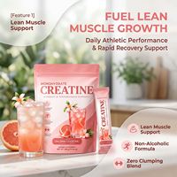 OLLI Paloma Rasa Koktail Creatine Monohydrate Bubuk 5000mg Pra-Latihan Pemulihan Otot Ramping 0 Gula 30 Sachet 300g
