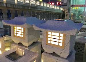 Decoración asiática para exteriores, esculturas grandes <span class=keywords><strong>de</strong></span> jardín, piedra <span class=keywords><strong>de</strong></span> granito, roca Solar, lámparas <span class=keywords><strong>de</strong></span> estilo japonés, paisaje, Patio, luz <span class=keywords><strong>de</strong></span> porche, decoración - Product Image 3