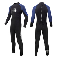 DIVESTAR Desain Baru Kustom 3mm Neoprena Ramah Lingkungan Bernapas dengan Ritsleting Belakang Tahan Air Pelindung Termal untuk Menyelam Dewasa Pria