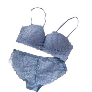 جميل الصيف مثير قابل للتعديل حمالة صدر للثدي الصغيرة نمط اليومي الدانتيل حمالة الجبهة زر تنفس محبوك - Product Image 5