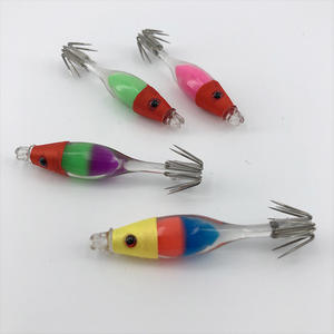 Appât de pêche lumineux <span class=keywords><strong>Beya</strong></span> Blowing Barrel No.1, crochet pour calmar, petit tube, plastique fluorescent, crochet pour crevettes, pêche explosive, 5 cm - Product Image 3