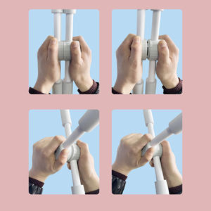 Bastón <span class=keywords><strong>de</strong></span> <span class=keywords><strong>Yoga</strong></span> Ajustable con Respaldo Abierto y Hombros Descubiertos, con NBR+PP+Acero, 80 cm, para Corrección <span class=keywords><strong>de</strong></span> Joroba y Soporte Ortopédico <span class=keywords><strong>de</strong></span> Postura - Product Image 5