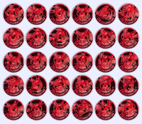 YS Ensemble de pièces commémoratives officielles du 30e anniversaire de Pokémon TCG en chinois simplifié, accessoire de combat PTCG, pièce de jeu de collection