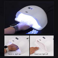 Lampe à ongles UV LED SML avec écran numérique, modes multiples, mode basse température, séchage rapide du gel pour salon de manucure, manucure à domicile, nail art