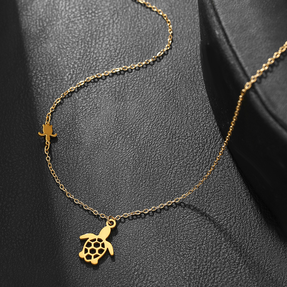 Collier tortue en or [1 pièce] XL0649-1