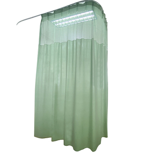 Cortina de hospital de malla de poliéster, flexible, ignífuga, privacidad médica, gran oferta - Product Image 6