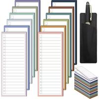 Notepad Magnetik Grosir, Daftar Belanja Kulkas Cetak Kustom untuk Dapur, Memo Pad Tugas Harian Massal dengan Magnet Kuat di Bagian Belakang