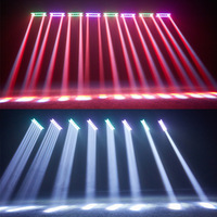 2PCS 6X20W Beam LED avec lumière principale mobile stroboscopique Dj Disco Controller LED Lamp RGBW 4in1 XYZ Moving Head Infinite Rotation