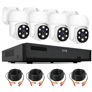 4CH 1080P 5MP Smart IP PTZ intérieur extérieur caméra de sécurité à domicile XVR <span class=keywords><strong>Kit</strong></span> NVS008 réseau <span class=keywords><strong>enregistreur</strong></span> vidéo système de <span class=keywords><strong>Surveillance</strong></span> - Product Image 1