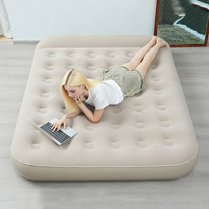 Colchón de aire inflable de alta calidad con bomba integrada, cama de aire ligera portátil para uso en dormitorio de Hotel y apartamento - Product Image 1