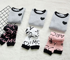 Conjunto de Ropa de Otoño para Niña, Estilo Clásico Chino - Product Image 1