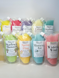 LANJO Cire de soja en gelée colorée personnalisée à marque privée, prête à l'emploi, en forme de bouteille à presser, parfumée, pour la décoration intérieure - Product Image 5