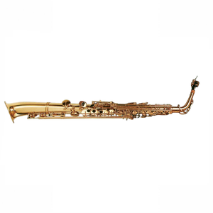 <span class=keywords><strong>Saxophone</strong></span> <span class=keywords><strong>alto</strong></span> en Mi bémol laqué or Eastern Music AS280 gravé à la main avec F aigu #   Façade F - Product Image 2
