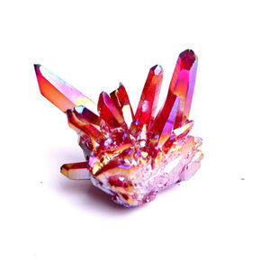 Cristaux électroplaqués multicolores, grappe de quartz Aura, quartz Aura Angel coloré, grappe de quartz clair pour souvenirs inspirés du Feng Shui - Product Image 4
