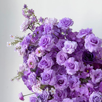 NINI 2026 Décoration géante Fleur Papillon Artificielle Faite à la Main pour Mariage, Événement, Décoration de Scène
