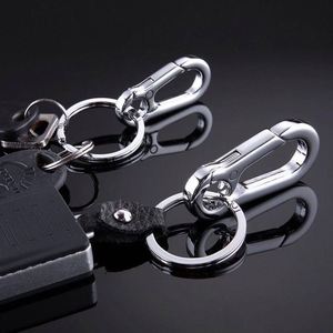 <b>Key</b> <b>Chain</b> Simple <b>Key</b> <b>Chain</b> Car Pendant High-Grade Stainless Steel Spring <b>Key</b> Ring Hanging Waist Type <b>Key</b> <b>Chain</b> - Product Image 3