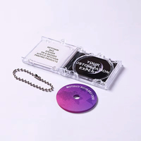 Album de chanteur personnalisé image intelligente carte Qr carte autocollant pliable Smini Album porte-clés Rfid Nfc musique Mini Cd étui bijou