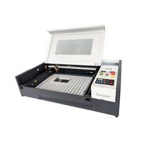 Machine de gravure laser CO2 4060 avec option rotative 40W 50W 60W, découpeuse laser de bureau pour gravure cylindrique sur bois et acrylique