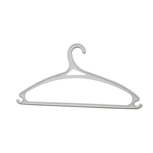 <b>White</b> Plastic Hanger For Children Heavy Duty Use - Product Image 1