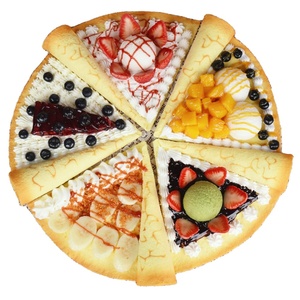 Crêpes artificielles, fausses gaufres, modèles de desserts pour présentation, idéales pour café, brunch, crème glacée, fruits, fromage - Product Image 1