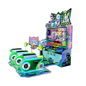 Colorful Park Kid Coin-Operated 3-person <b>Bicycle</b> Machine for Game Center Arcade Game - Product Image 3