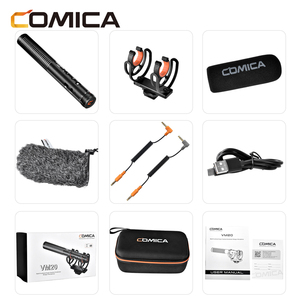 Micrófono COMICA VM20 Supercardioide con 60 Horas de Duración, Pantalla OLED, Filtros de Corte Bajo de 75/150 Hz, para Vlogging, Grabación de Entrevistas y Películas - Product Image 2