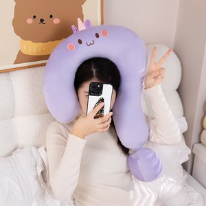 Cuscino Peluche a Forma di Punto <span class=keywords><strong>Interrogativo</strong></span>, Cuscino da Viaggio Multifunzionale a Forma di U per Pisolino in Ufficio e Decorazione del Divano - Product Image 3