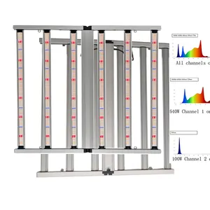 R2TGrow 2023 Wasserdichtes Lichts teuerung spektrum Dual Individual Mega ECO 720W Grow Light LED für Innen pflanzungen