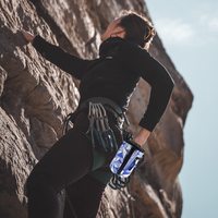 Ceinture populaire personnalisée sac de craie d'escalade seau de craie de poudre de magnésium avec porte-brosse élastique