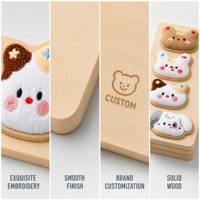 Jouets sensoriels en bois personnalisés pour animaux de compagnie, puzzle tactiles, salle de jeux, jouets Montessori en bois, jouets éducatifs pour bébés