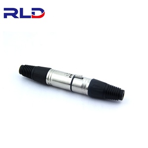 Conectores de audio 3 P, <span class=keywords><strong>Conector</strong></span> de enchufe de cañón macho hembra chapado a granel, <span class=keywords><strong>Conector</strong></span> de montaje de cable XLR de 3 pines <span class=keywords><strong>para</strong></span> micrófono DMX DMX512 - Product Image 6
