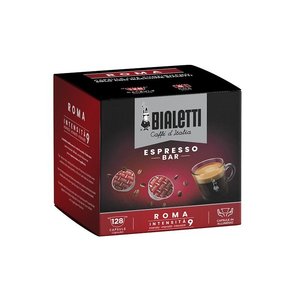 Cápsulas de Café Bialetti ROMA MULTIPACK Formato Conveniente 128 Unidades y K-Cups 0.24/Cápsula - Product Image 1