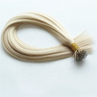 Großhandel Full Cuticles Double Drawn Natur menschliches Haar Premium Silikon Nano Ring/Micro Ring Bead Haar verlängerungen