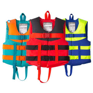 بيع بالجملة أزياء محمولة للأطفال الكبار المهنية قوارب الكاياك رقيقة تخصيص سترة الطوارئ البحرية البحرية - Product Image 1