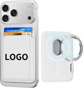High Quality Wholesale Custom Logo PU Leather Magsafe Magnetic <b>Card</b> <b>Holder</b> <b>Wallet</b> Phone <b>for</b> Travel and Automotive Industries - Product Image 1